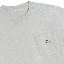 Woolrich Pocket Tee Light Grey Melange
