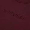 Woolrich Luxury Crew Neck Sweatshirt Burgundy