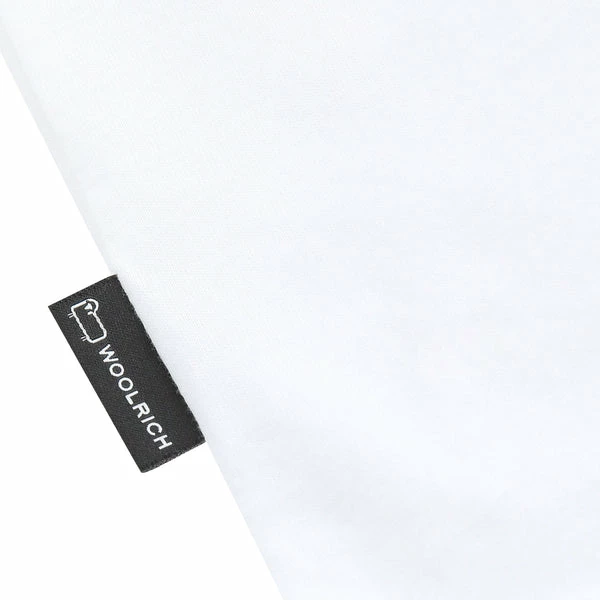 Woolrich Logo Mountain Tee Bright White 4 Woolrich Logo Mountain Tee Bright White