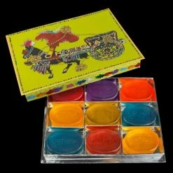 Ortigia Green Assorted Soap Box