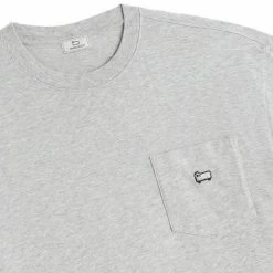 Woolrich Pocket Tee Light Grey Melange