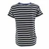 Woolrich T-Shirt Striped Jersey Donna Melton Blue Stripe