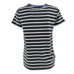 Woolrich T-Shirt Striped Jersey Donna Melton Blue Stripe