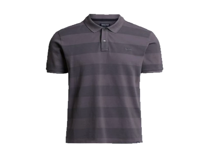 Woolrich Striped Polo Steel Grey 3 Woolrich Striped Polo Steel Grey