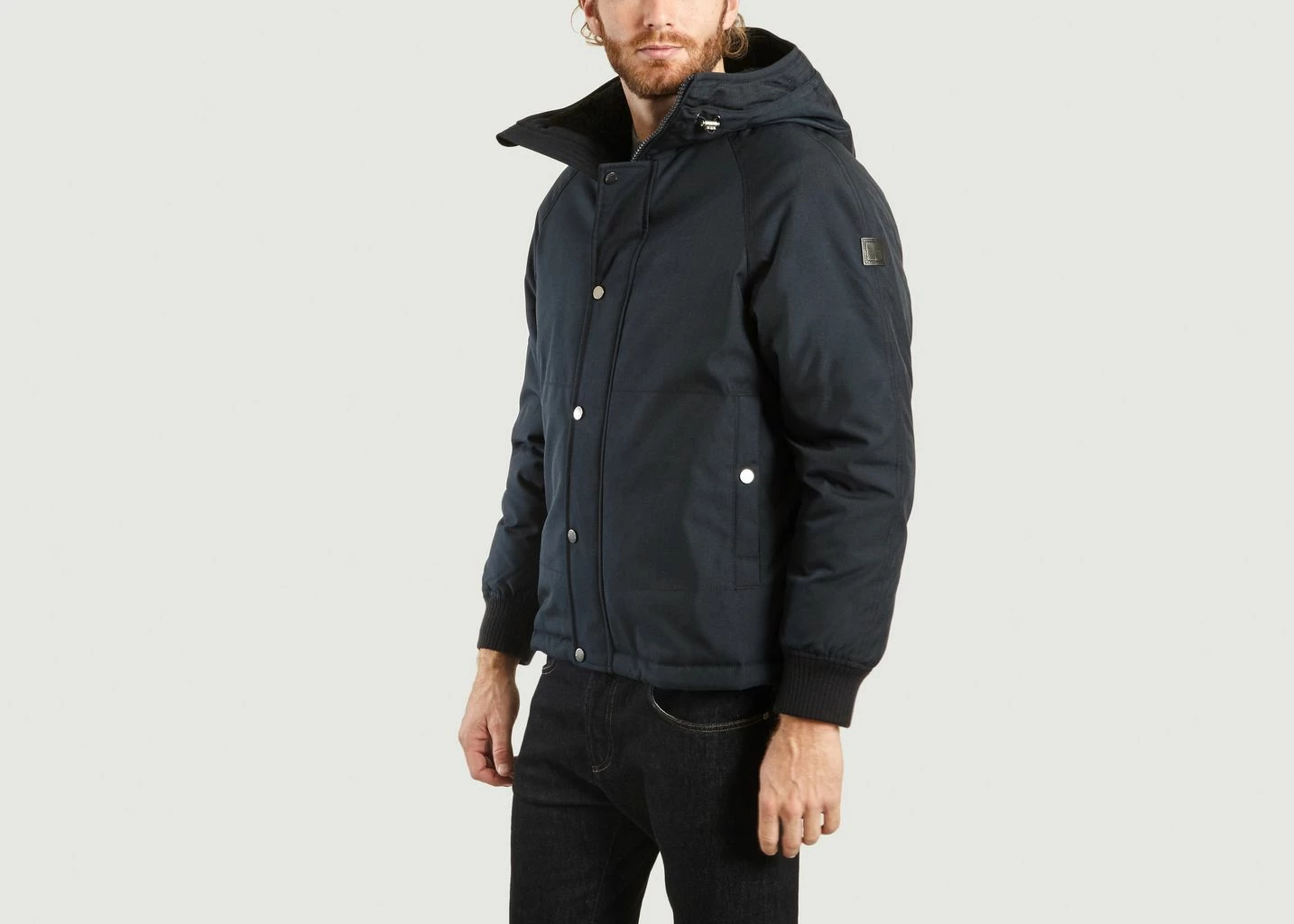 Woolrich Melton Blue Rock Point Shearling Jacket 3 Woolrich Melton Blue Rock Point Shearling Jacket