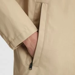 Woolrich Triple Layer Cotton Car Coat Feather Beige