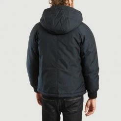 Woolrich Melton Blue Rock Point Shearling Jacket