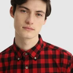 Woolrich Traditional Cotton Flannel Shirt Red Buffalo 9 Woolrich Traditional Cotton Flannel Shirt Red Buffalo