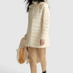 Woolrich W´s Long Military Parka 3 In 1 Ivory