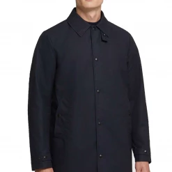 Woolrich Fishtail Mac Melton Blue