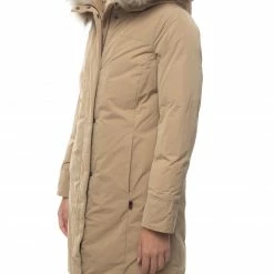 Woolrich W´s Luxury Boulder Coat Gold Khaki