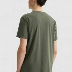 Woolrich Embossed Logo Pocket Tee Fishing Green