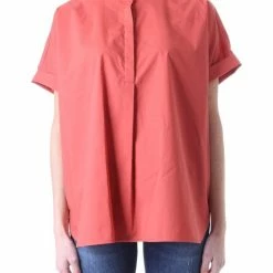 Woolrich Camicia Poplin Donna Auburn