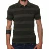 Woolrich Striped Polo Dark Green 1 Woolrich Striped Polo Dark Green