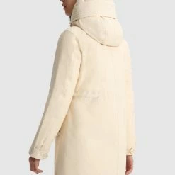 Woolrich W´s Long Military Parka 3 In 1 Ivory
