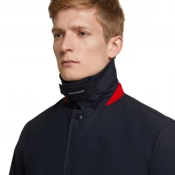 Woolrich Fishtail Mac Melton Blue