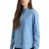 Woolrich Camicia Chambray Donna Light Blue