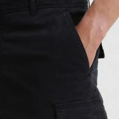 Woolrich Stretch Cotton Cargo Shorts Melton Blue