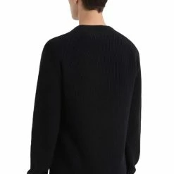 Woolrich Maglia Girocollo A Costine Uomo Melton Blue 7 Woolrich Maglia Girocollo A Costine Uomo Melton Blue