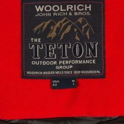 Woolrich Gore-tex Mountain Parka Red