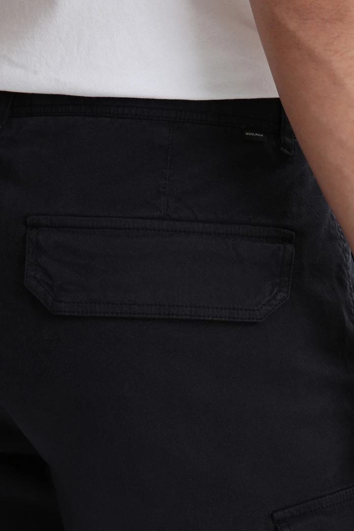 Woolrich Stretch Cotton Cargo Shorts Melton Blue 5 Woolrich Stretch Cotton Cargo Shorts Melton Blue