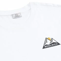 Woolrich Logo Mountain Tee Bright White