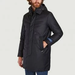 Woolrich Luxury Wool Silk 2 In 1 Coat