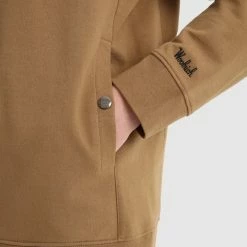 Woolrich American Brushed Cotton Hoodie Alaskan Brown