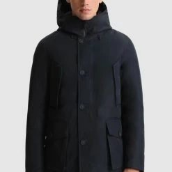 Woolrich Gore-tex Mountain Parka Melton Blue