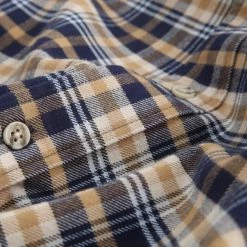 Woolrich Traditional Flannel Shirt Brown Check