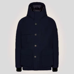 Woolrich Navy Melton Woolrich Storm Mountain Jacket