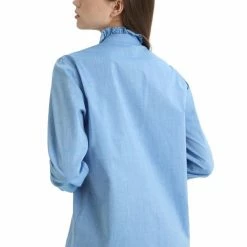 Woolrich Camicia Chambray Donna Light Blue