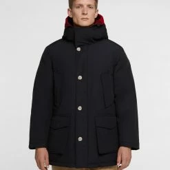 Woolrich Reversible Wool Parka New Black