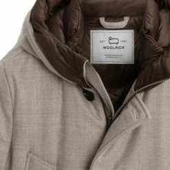 Woolrich Luxury Arctic Parka Eco Wool Black Sheep Beige