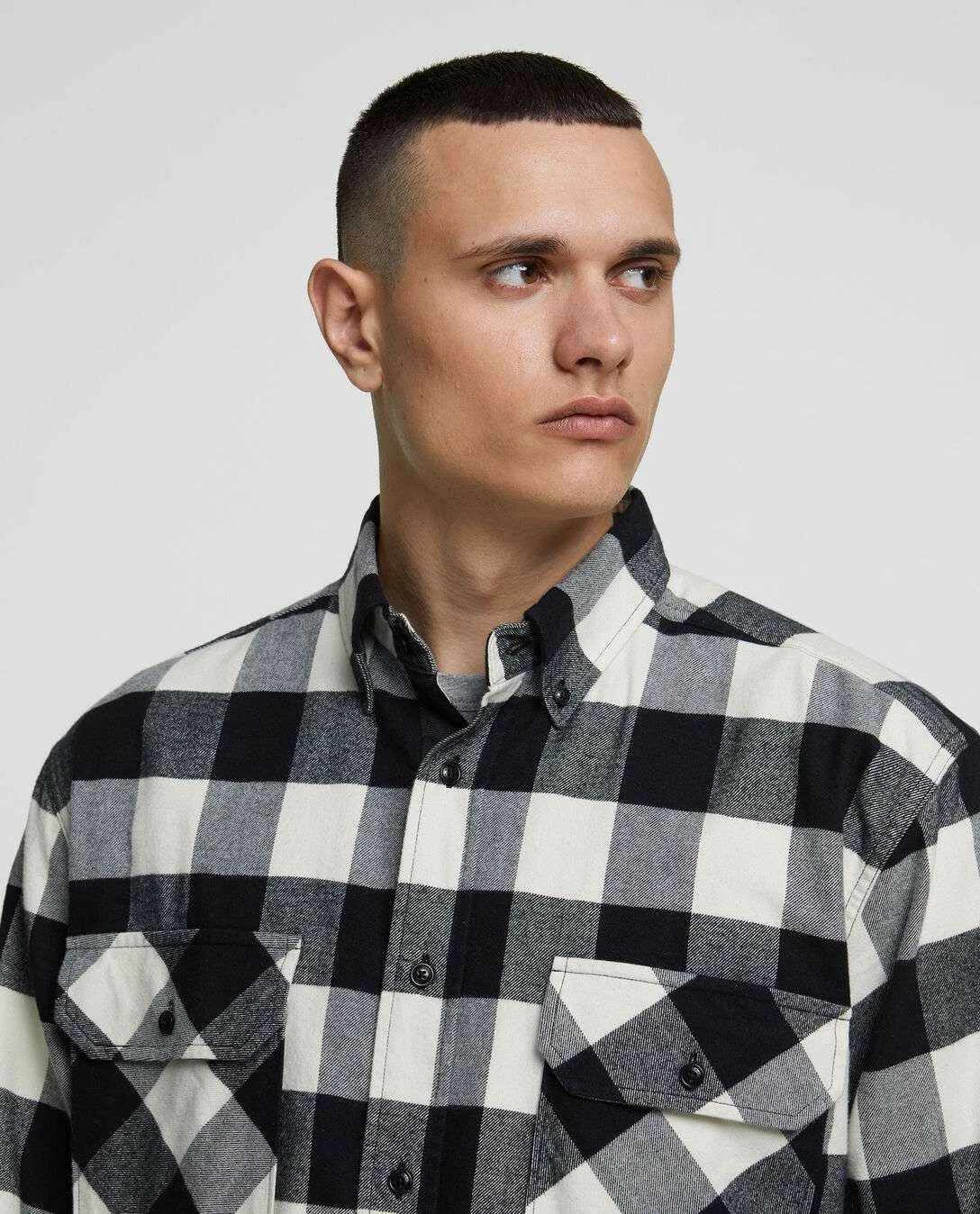 Woolrich Woolrich Alaskan Buffalo Shirt White 7 Woolrich Woolrich Alaskan Buffalo Shirt White