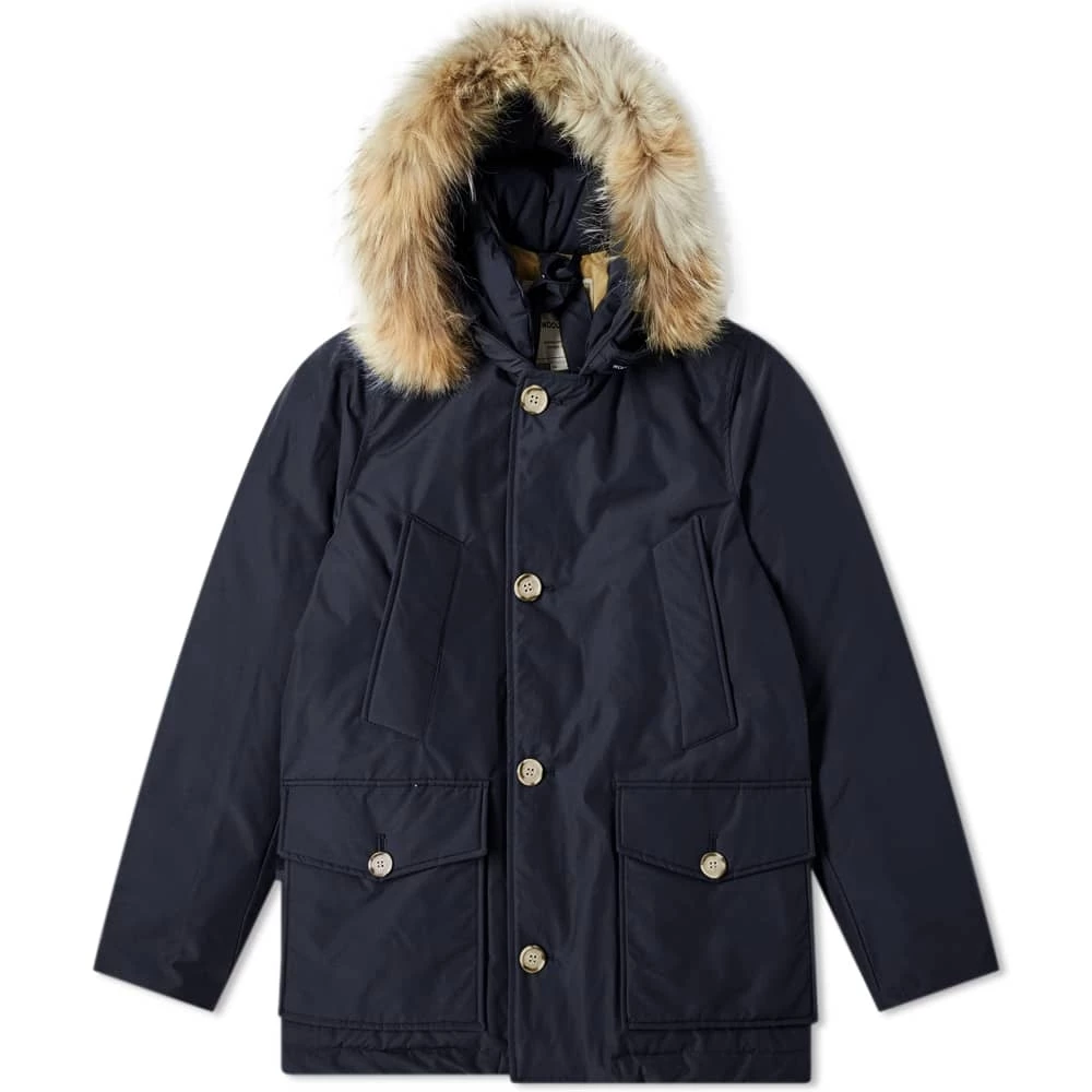 Woolrich Artic Anorak Melton Blue 3 Woolrich Artic Anorak Melton Blue