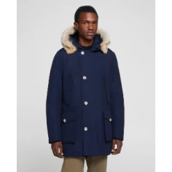 Woolrich Woolrich Arctic Parka DF Melton Blue