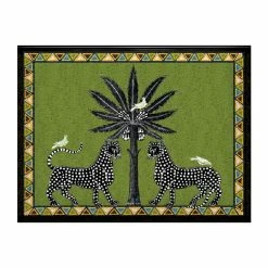 Ortigia 38x28cm Tray Red Mosaico