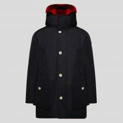 Woolrich Reversible Wool Parka New Black