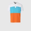 Woolrich Woolrich Color Block Stripe Polo Shirt Marine