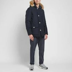 Woolrich Artic Anorak Melton Blue 7 Woolrich Artic Anorak Melton Blue