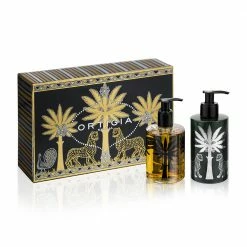 Ortigia Ambra Nera Body Cream & Liquid Soap Gift Set