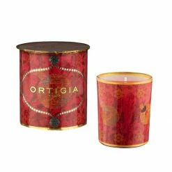 Ortigia Pomegranate Decorated Candle