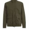 Woolrich Woolrich Papery Popeline Track Jacket Dark Green