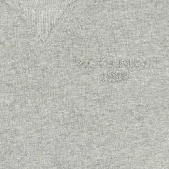 Woolrich Grey Woolrich Basic Logo Crew Neck