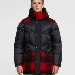 Woolrich Reversible Wool Parka New Black